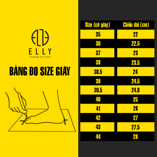 Giày nữ cao cấp ELLY – EGM97