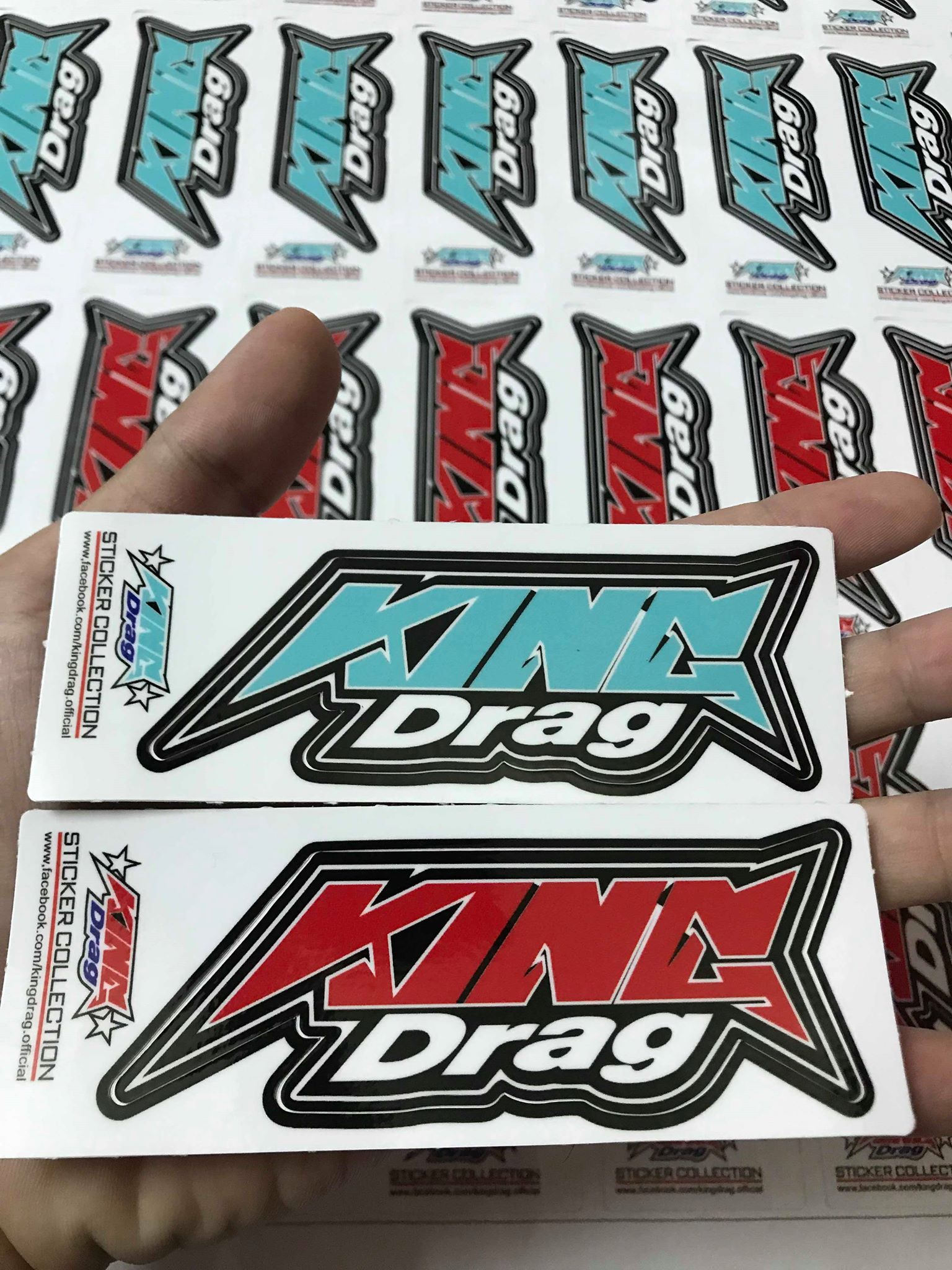 [HCM]COMBO 2 TEM LOGO KINGDRAG STIKER