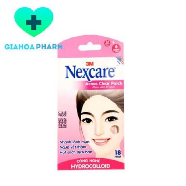 [HCM]Miếng dán mụn Nexcare 3M (Hộp 18 phim)
