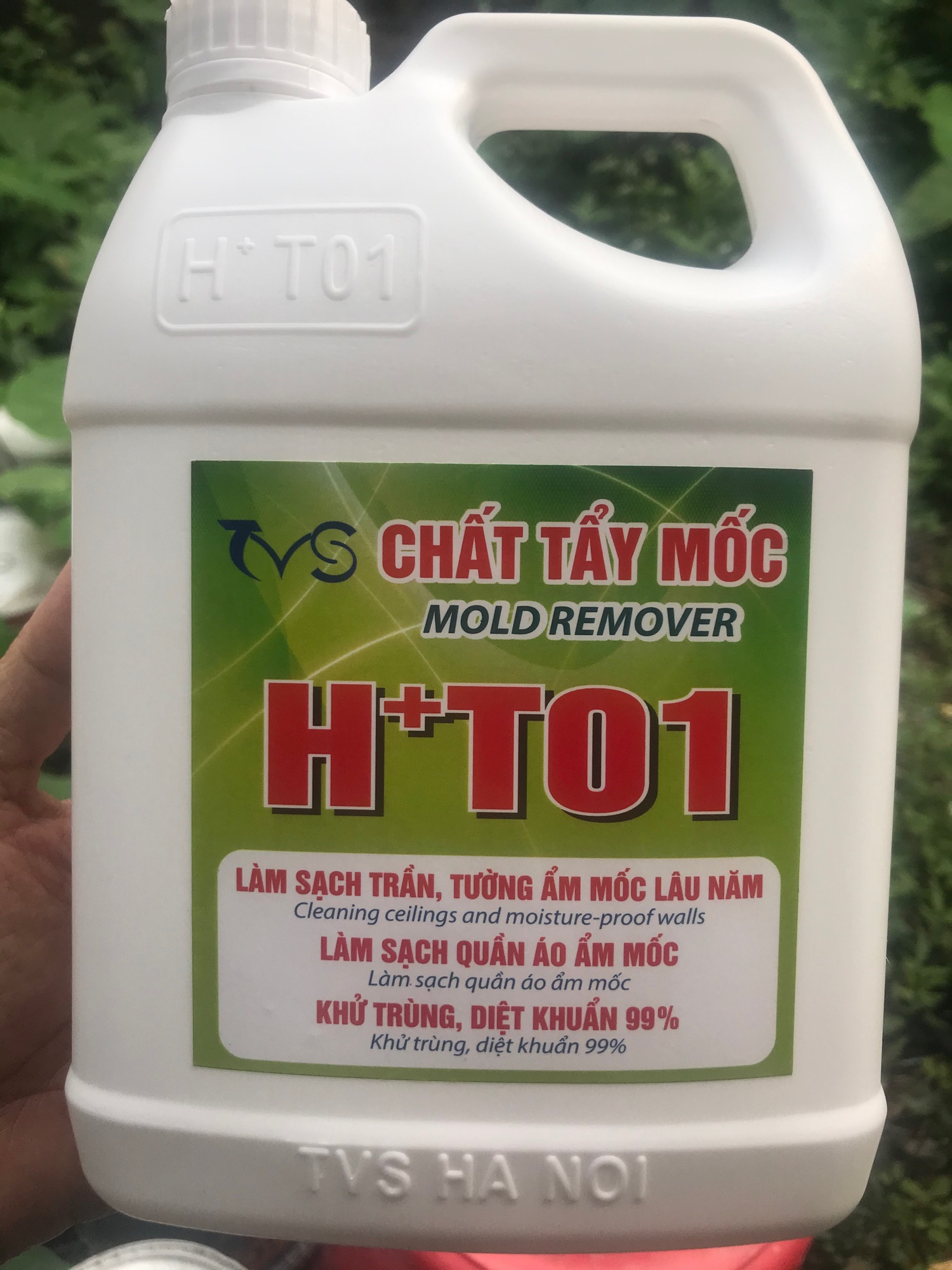 Tẩy ố mốc tường , quần áo can 1,8 lít