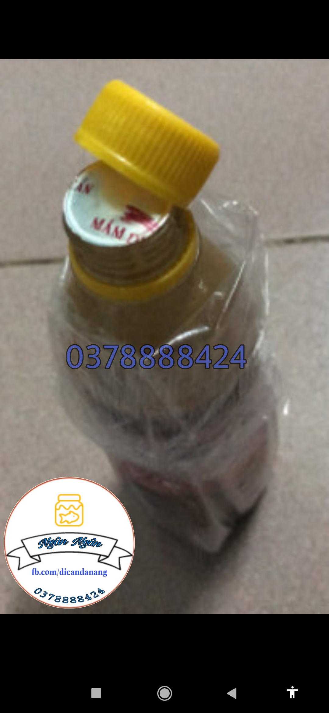[HCM]Mắm nêm Dì Cẩn chai 500g