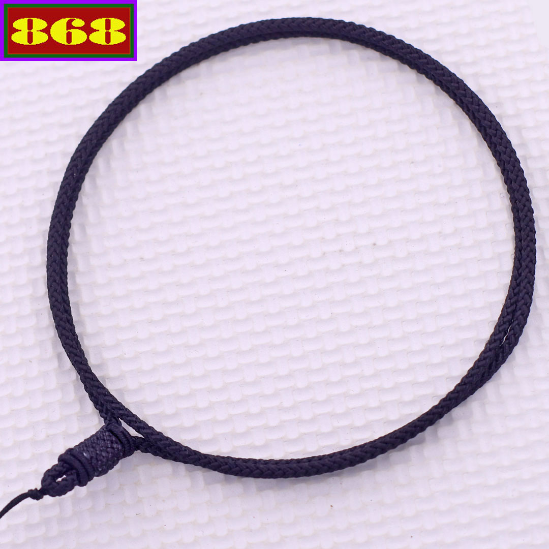 Black Parachute lanyard, parachute lanyard necklace