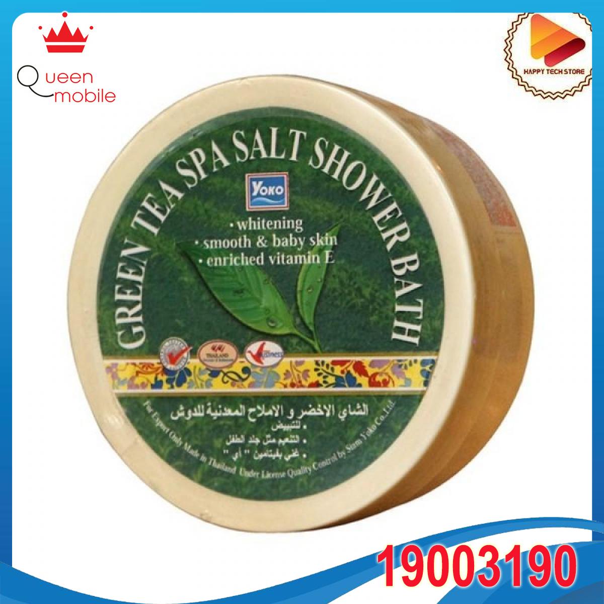 MUỐI TẮM YOKO SPA TRÀ XANH 250G