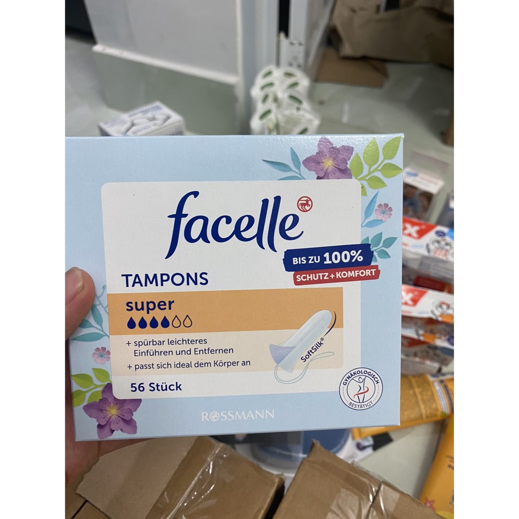 BĂNG VỆ SINH DẠNG NÚT – TAMPON OB, FACELLE –HÀNG ĐỨC