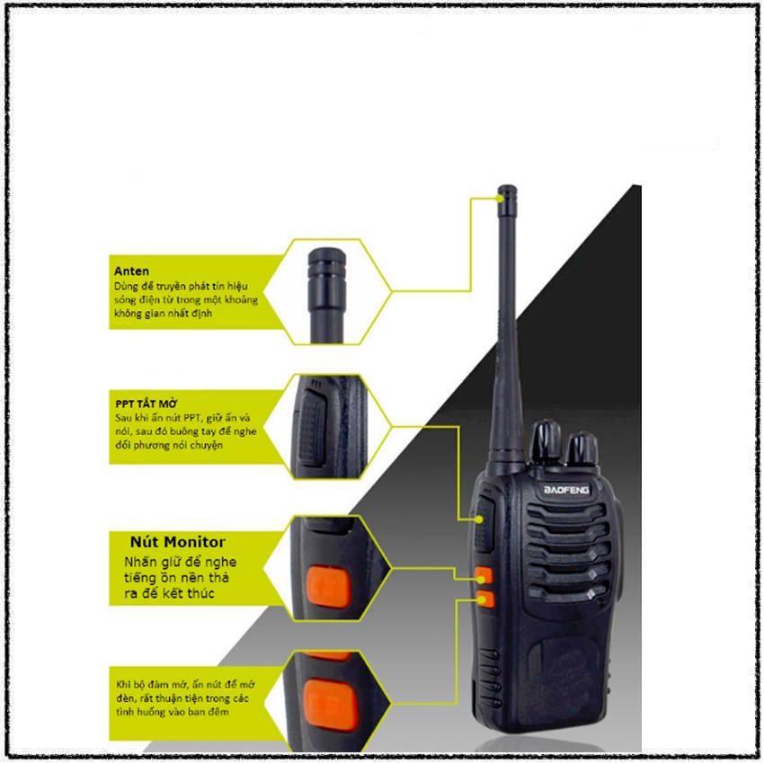 Combo 2 Bộ đàm Baofeng 888s