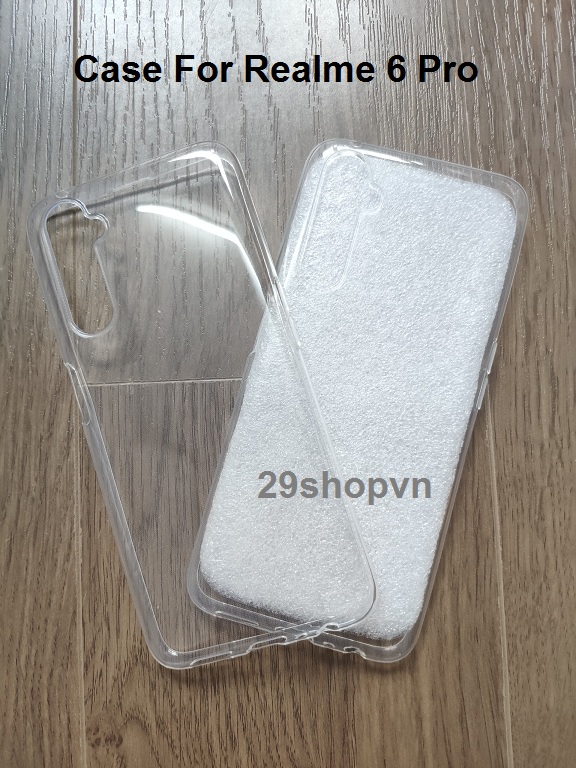 Ốp Realme 6 Pro dẻo trong suốt (Loại đẹp)