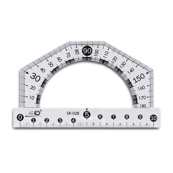 Thước đo độ thiên long sr-028 / thước đo độ góc kẻ góc sr028