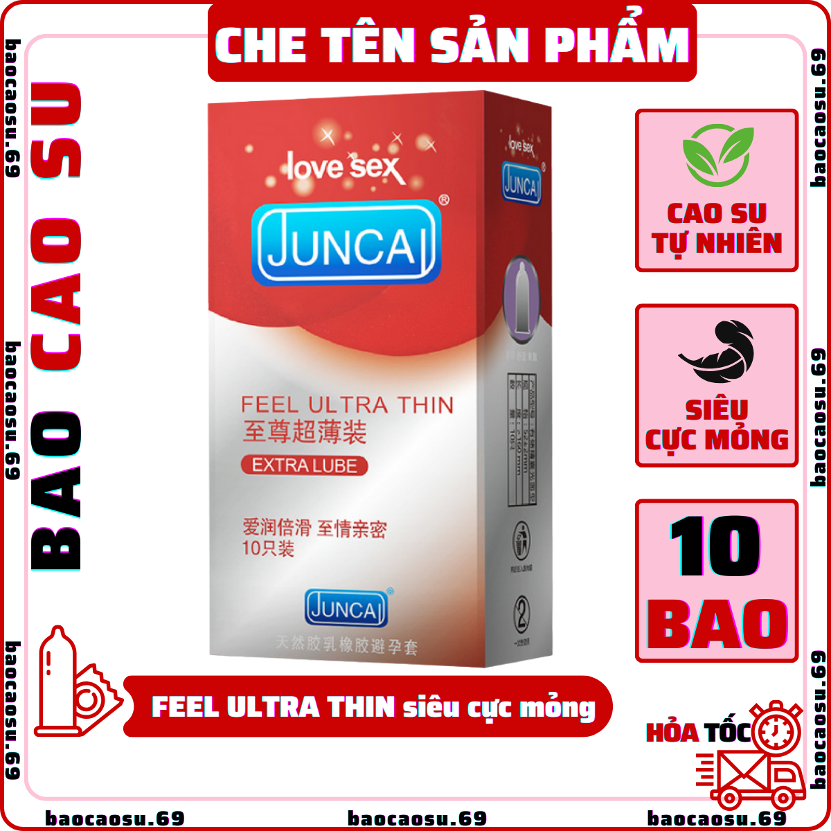 Bao cao su Durex Invisible SIÊU CỰC MỎNG 10 bao