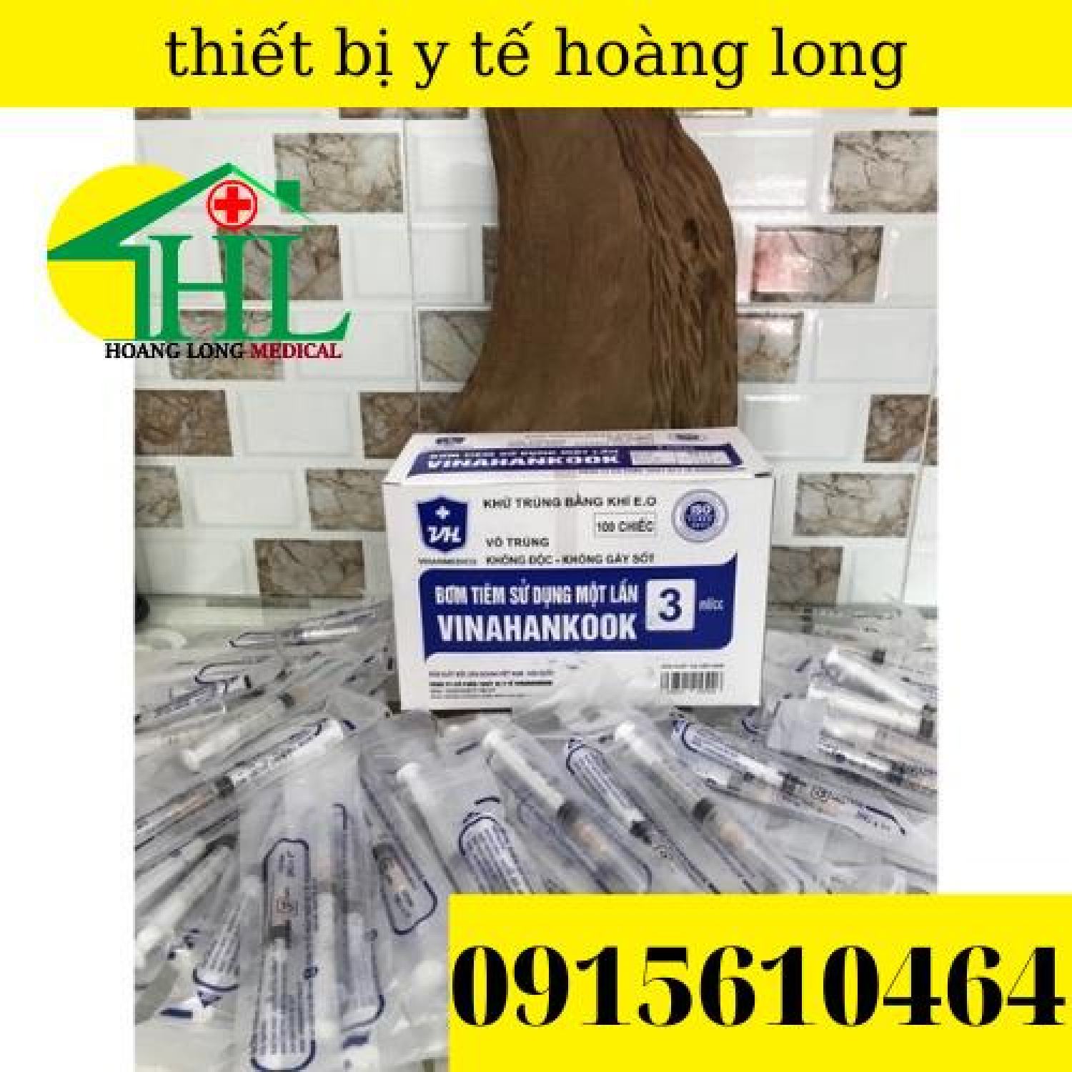 [Bán lẻ 10 chiếc] Bơm tiêm 1 lần Vinahankook 5ml