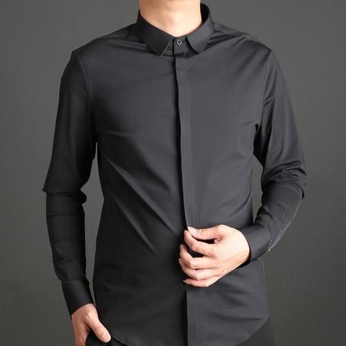 Áo sơ mi nam Nẹp che cúc SM01