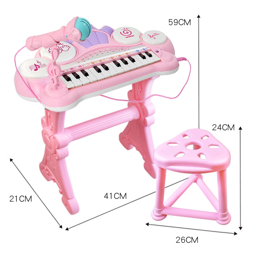 Đồ chơi bộ Đàn piano hát được kèm ghế ngồi