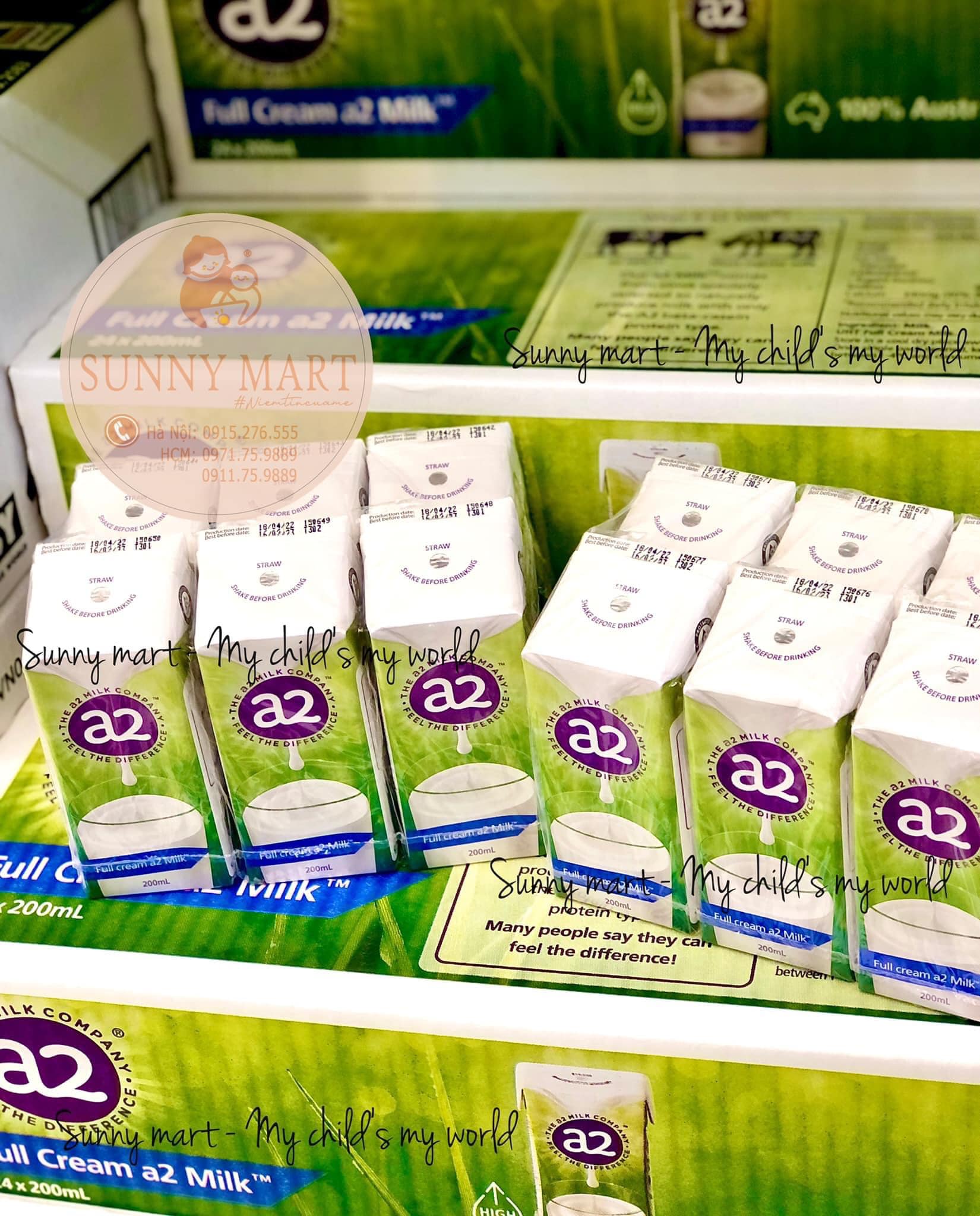 Sữa Nước Nguyên Kem A2 (200ml)