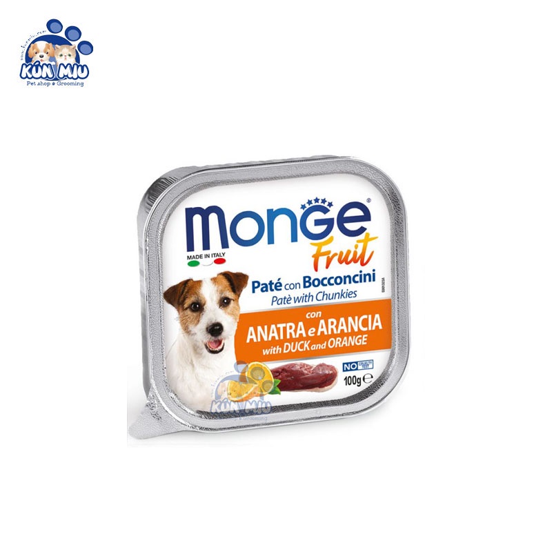 Pate Monge Cho CHÓ Nhiều Vị Thơm Ngon 100gr