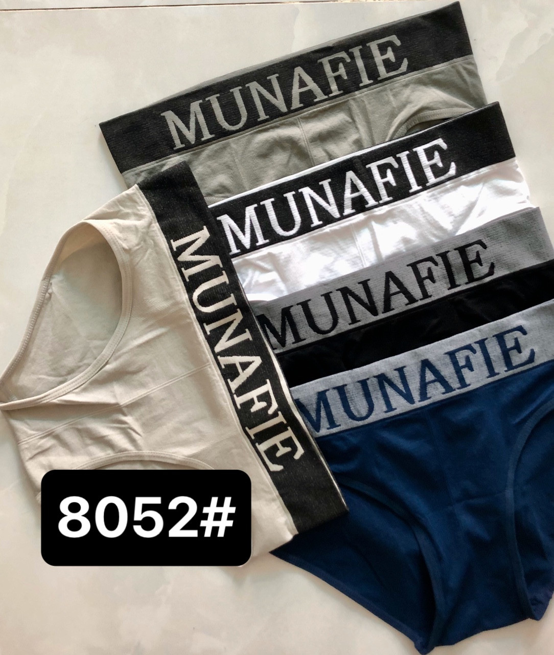 [HCM]COMBO 5 QUẦN SỊP DỆT NAM MUNAFIE TRƠN 8052