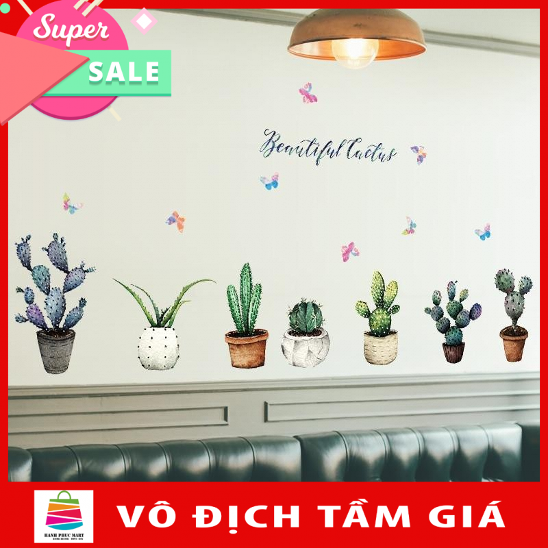Decal dán tường - green art -sk7126