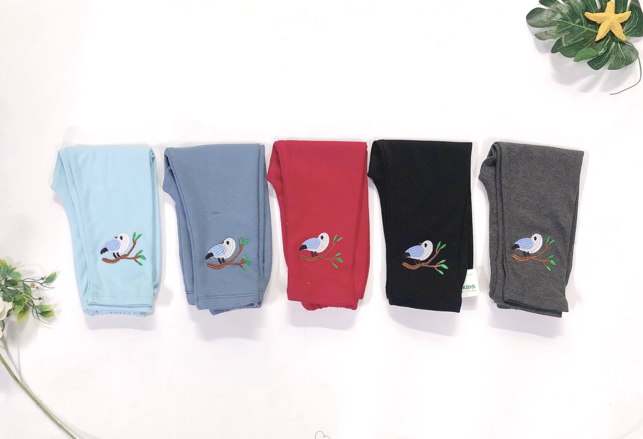 [HCM]Combo 02 quần legging bé gái size 14-30kg.