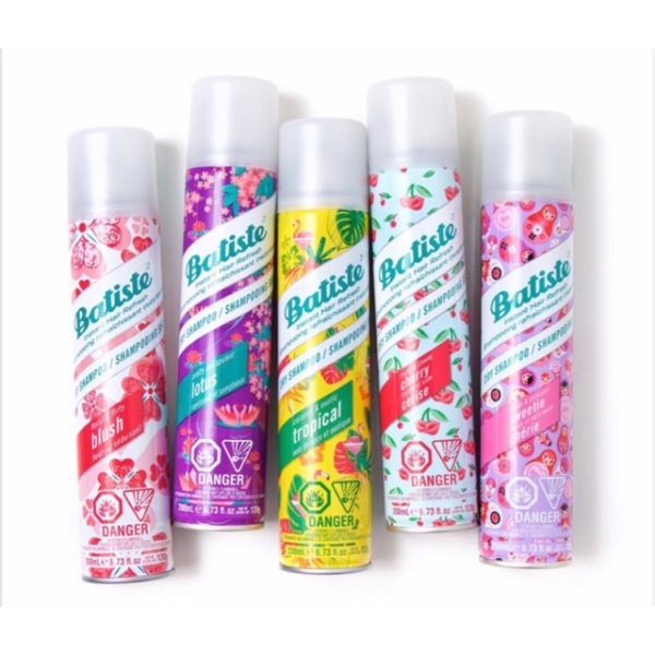 Dầu Gội Khô Batiste Dry Shampoo 200ml - Tóc Bồng Bềnh Bóng Mượt Tức Khắc giá rẻ
