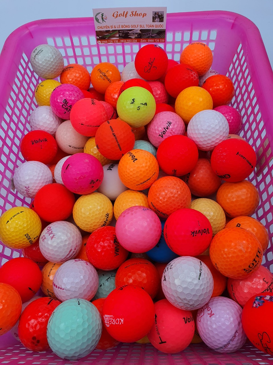 10 Quả Bóng Golf Màu .. Các Thương Hiệu..