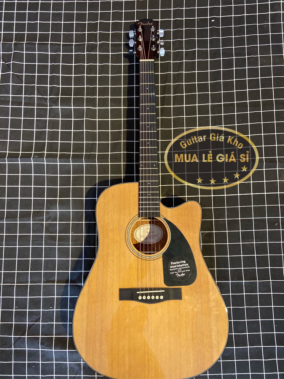 [HCM]Đàn guitar Acoustic  Fender CD60ce ( Có Kèm EQ)