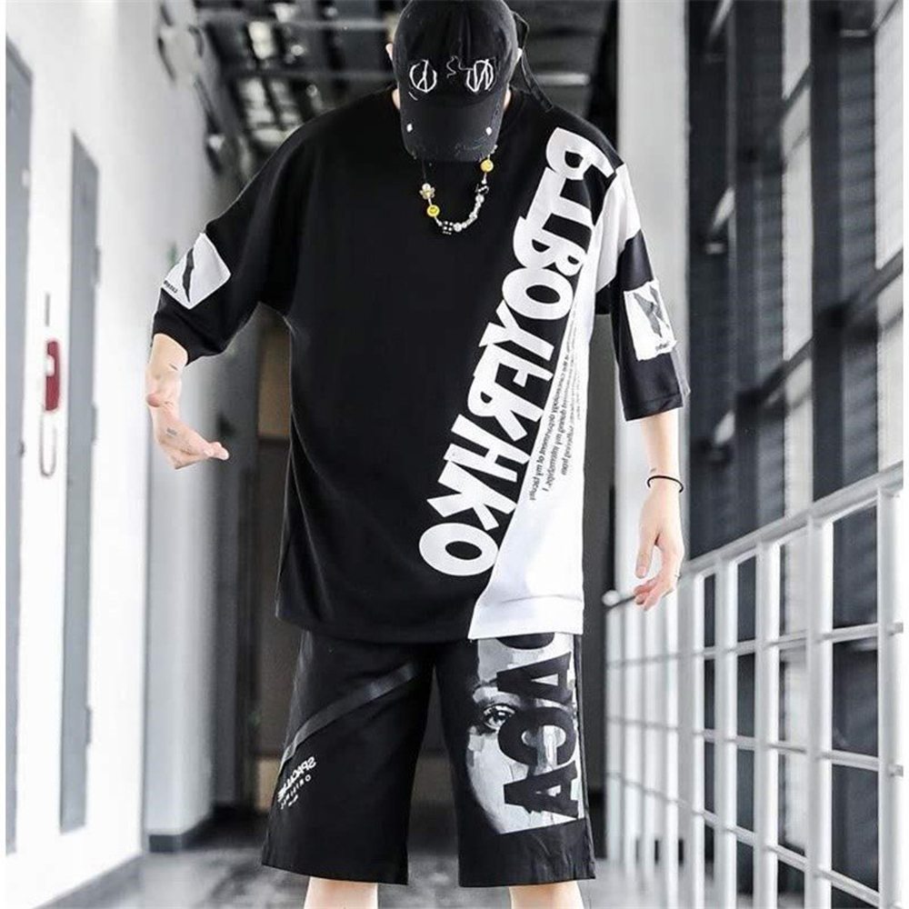 Bộ Quần Áo Thun Nam Áo Ngắn Tay PT BOYFRHKO Kết Hợp Quần Shorts In Chữ Loang Hot Trend 2024 Thời Trang FASHION4MENHN SET NAM 90000168