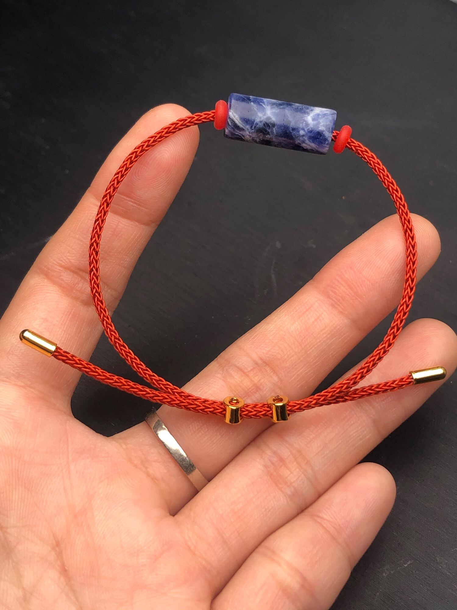 [FreeshipMAX] Vòng tay lu thống đá lapis lazuli