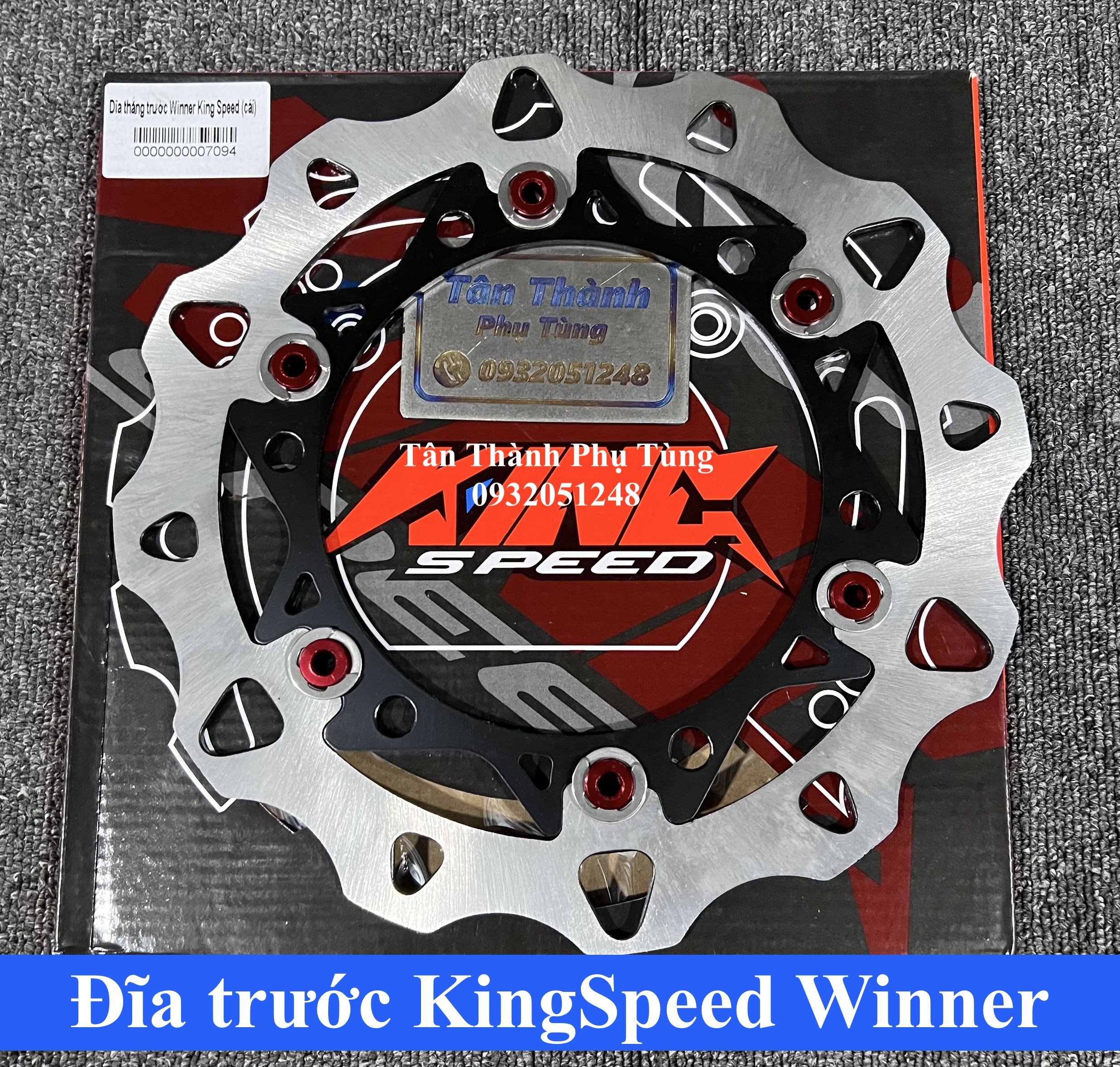 Đĩa trước KingSpeed Winner gắn như zin