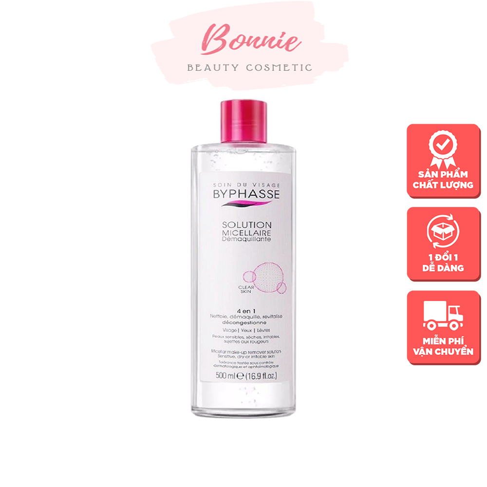 Nước Tẩy Trang Byphasse Cho Mọi Loại Da Solution Micerallaire Face 500ml