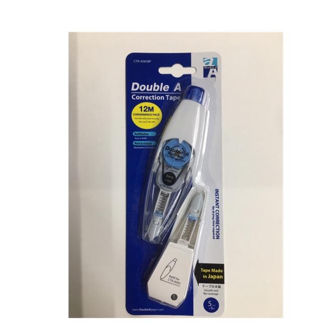 Double A Bút xóa + Ruột CTR A065BP (2 Cái)