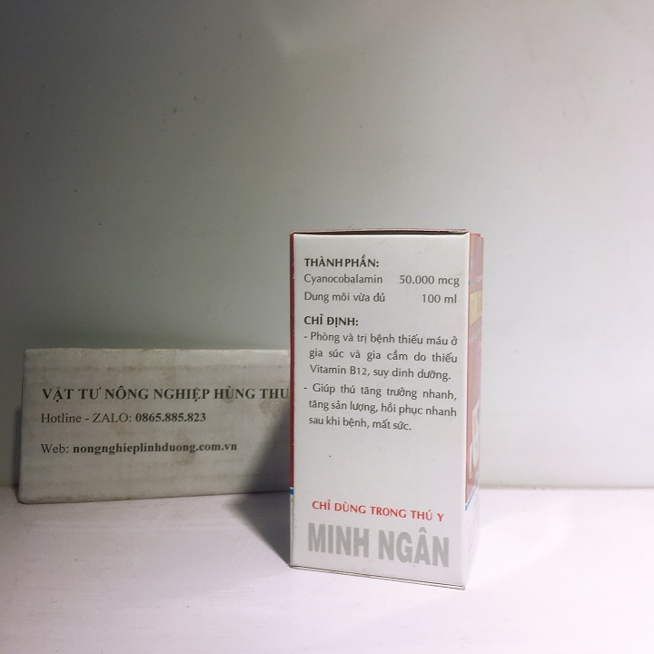 Vitamin B12 - Trị thiếu máu , chậm lớn (#becphunsuong, #phantrunque)