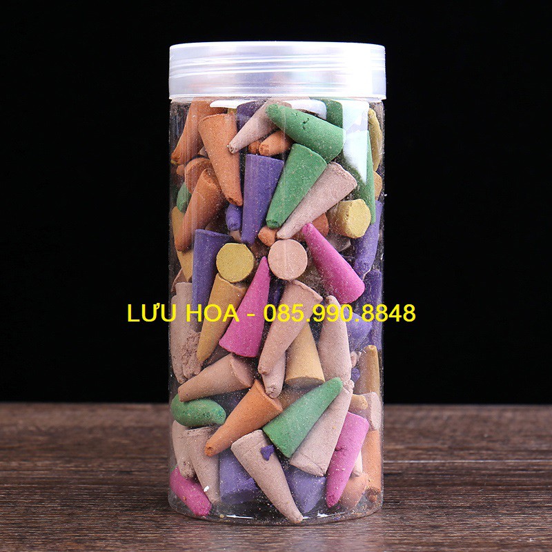 Trầm Hương [Thái Lan] Trầm Hương Hình Nón Hộp 60 Nụ - Hương Rất Thơm Hương Thơm Tự Nhiên Từ Các Loài Hoa