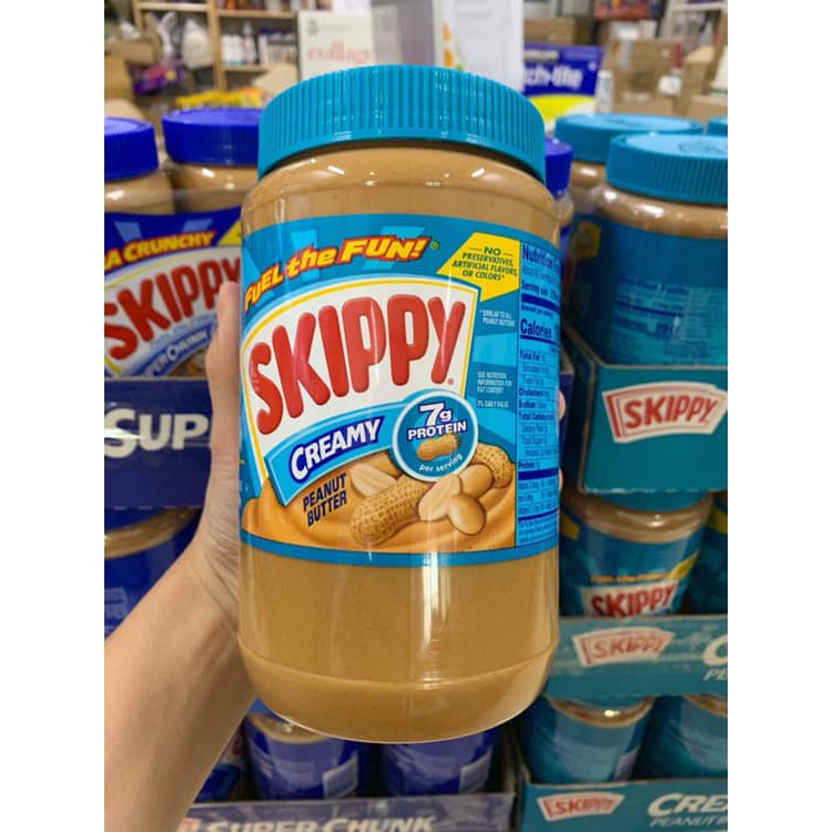 BƠ ĐẬU PHỘNG SKIPPY CÓ HẠT
