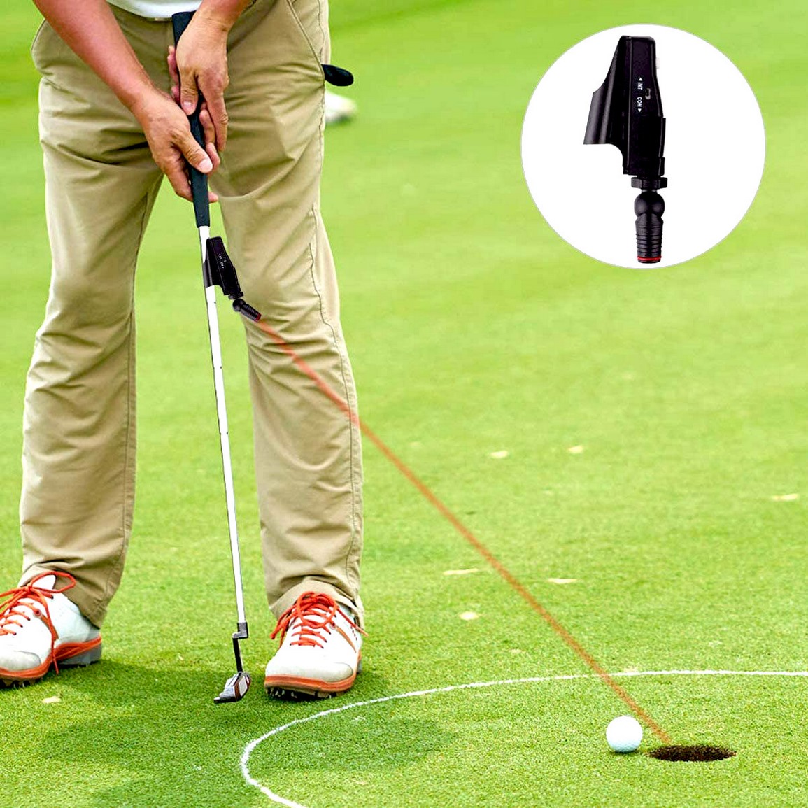 GOLF training aid - Golf Putter Plane Laser Pointer Sight