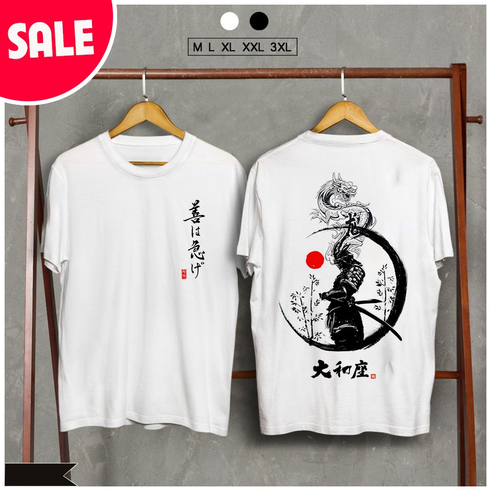 Hot flash sale mẫu áo phông unisex samurai đẹp giá siêu rẻ