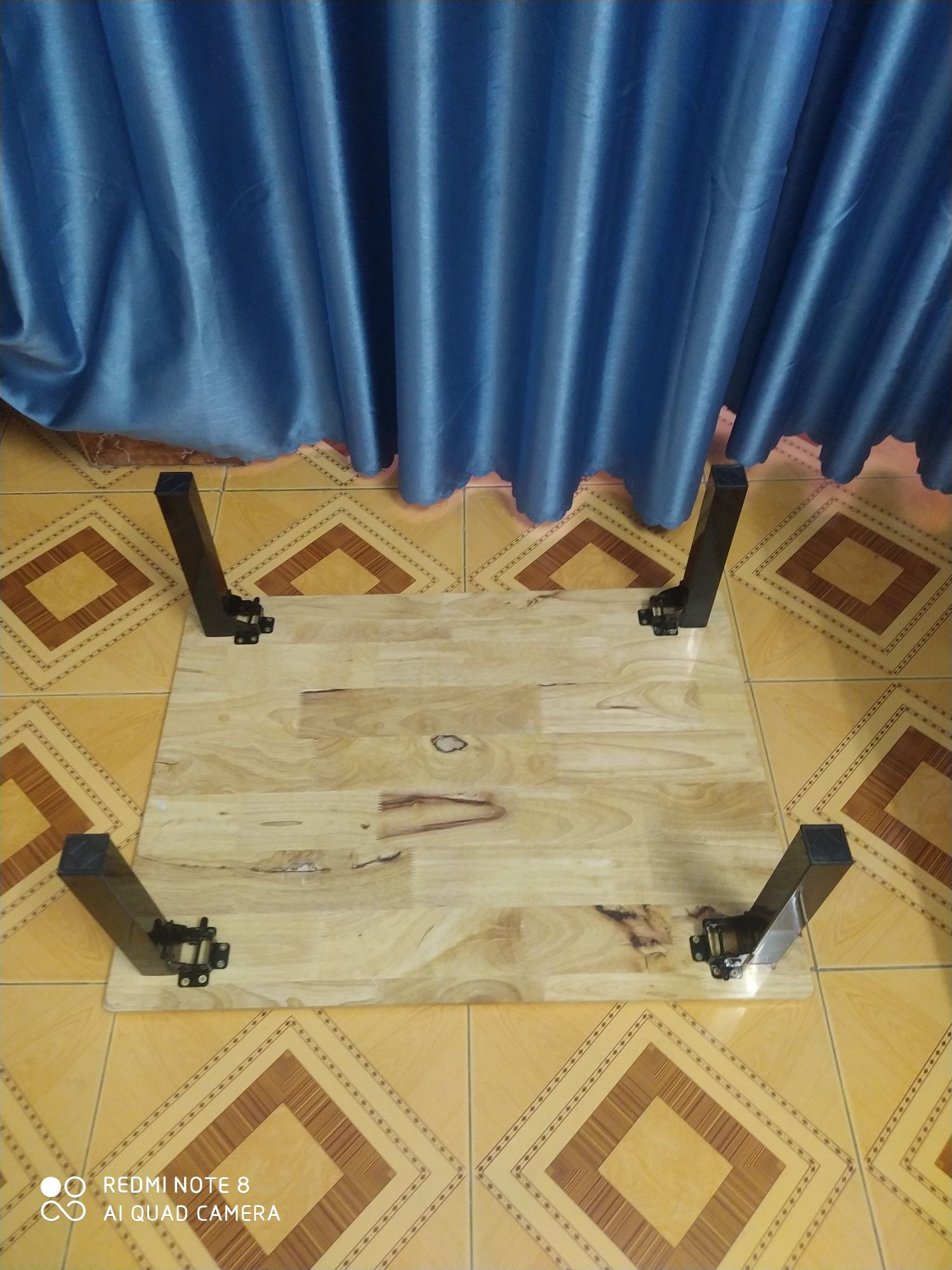 bàn gỗ cao su ngồi bệt