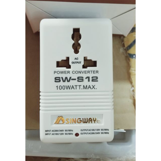 Cục đổi nguồn sw-s12 2 chiều 220v-110v