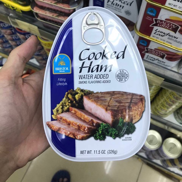 Thịt hộp Bristol Cooked Ham 454g