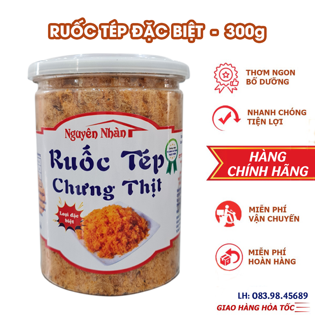 Ruốc Tép Chưng Thịt Đặc Biệt 450g, 300g