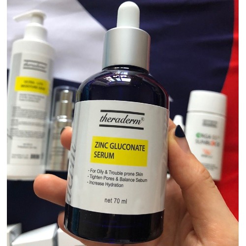 Serum Theraderm Zinc Gluconate kiềm dầu 70ml