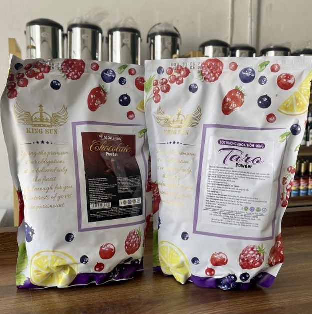 Bột Khoai môn và socola hiệu King pha trà sữa gói 1kg