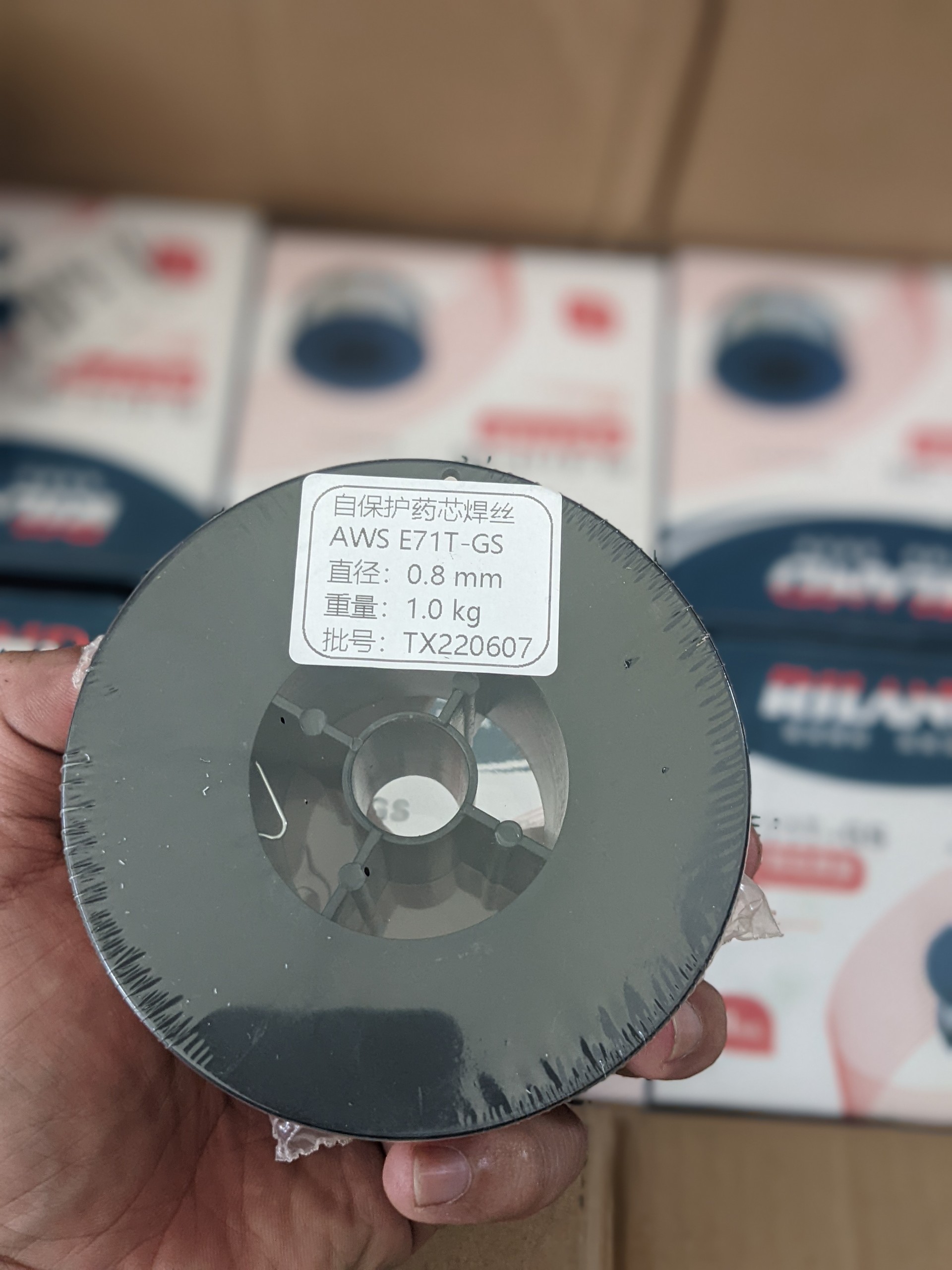 Cuộn dây hàn inox 1kg, dây có thuốc và dây không thuốc