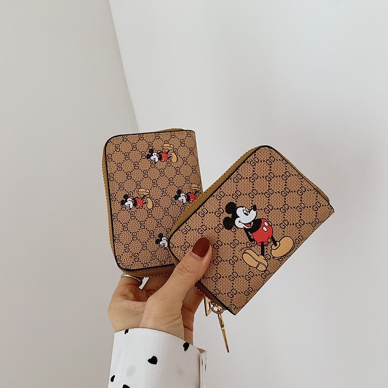 VÍ NGẮN CẦM TAY NỮ HÌNH CHUỘT MICKEY