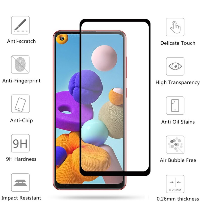 Kính cường lực điện thoại Samsung Galaxy A11 full keo full màn siêu cứng, hạn chế vân tay