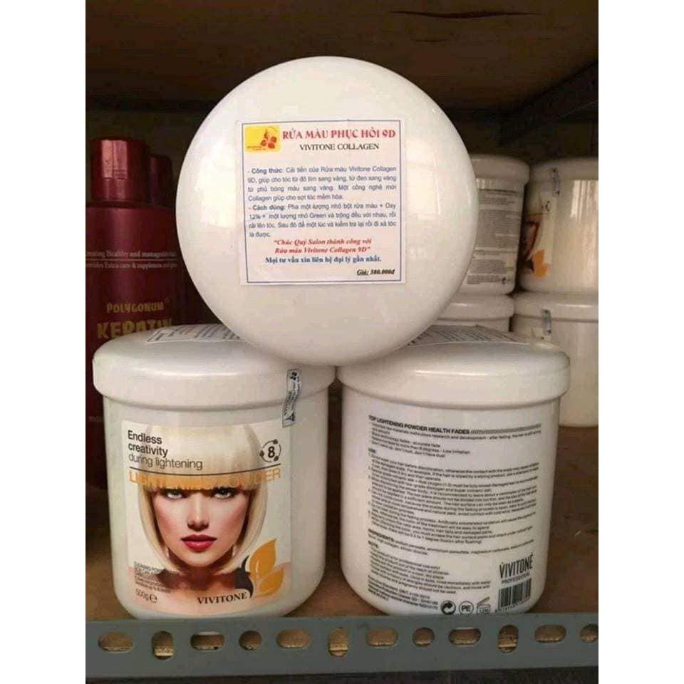 Combo Thuốc nhuộm Màu tóc trắng bạch kim + Oxy + Bột Tẩy