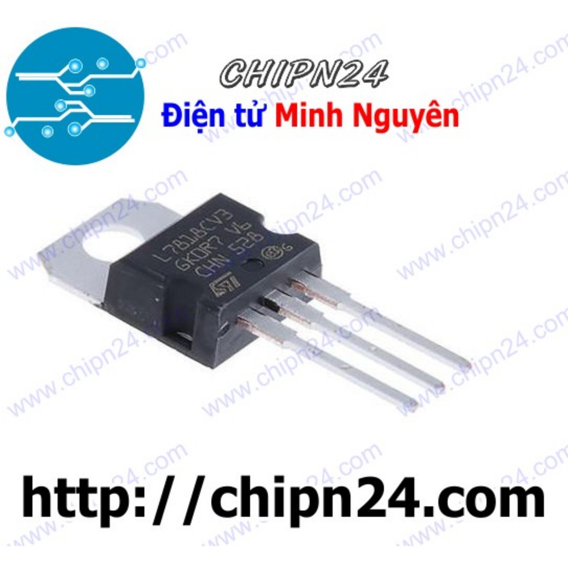 [3 con] (DIP) IC L7808CV TO-220 (L7808 7808 1A 8V)