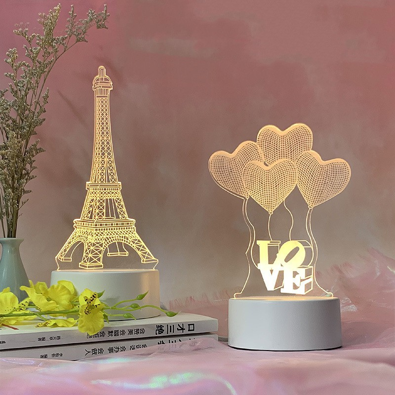 ĐÈN NGỦ 3D LED PHẢN CHIẾU NHIỀU HÌNH CỰC ĐẸP - ( Đèn 3 chiều #Đèn ngủ 3D #Đèn ngủ để bàn #Đèn ngủ cute#Đèn LED 3D #Đèn trang trí  #Den LED 3D #Den trang tri )