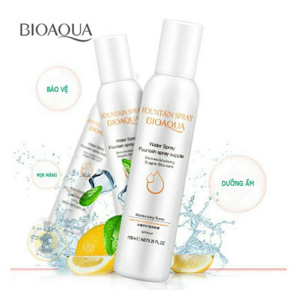 Xịt khoáng Bioaqua mát da cấp ẩm 150 ml