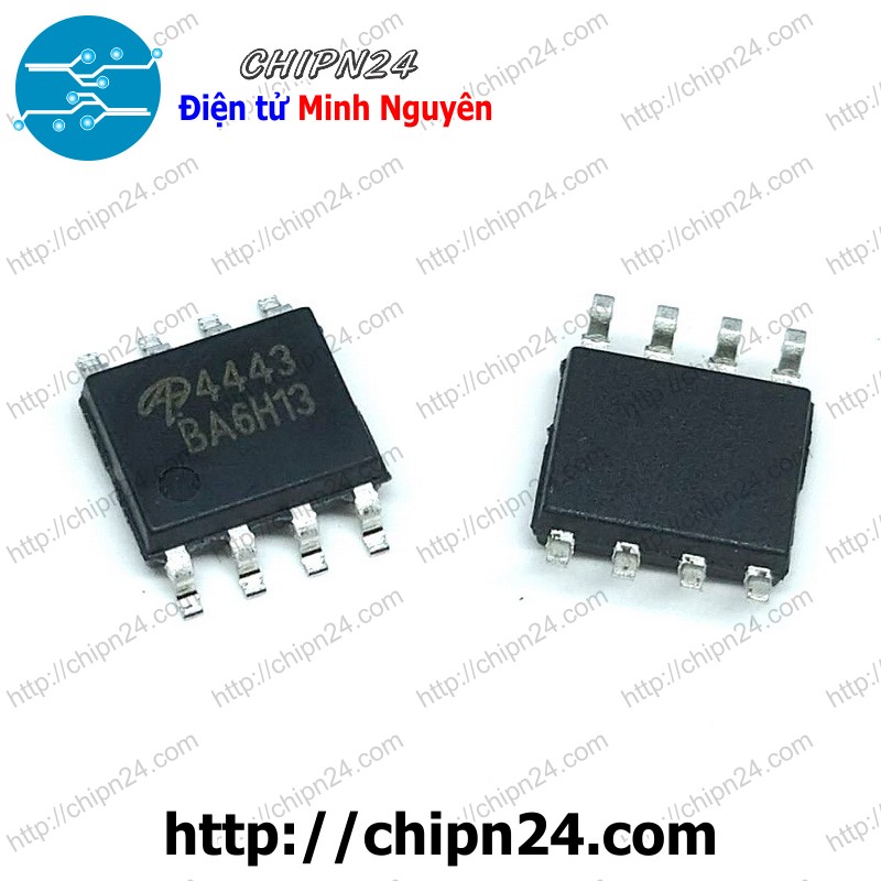 Mosfet dán ao4443 sop-8 6a 40v kênh p