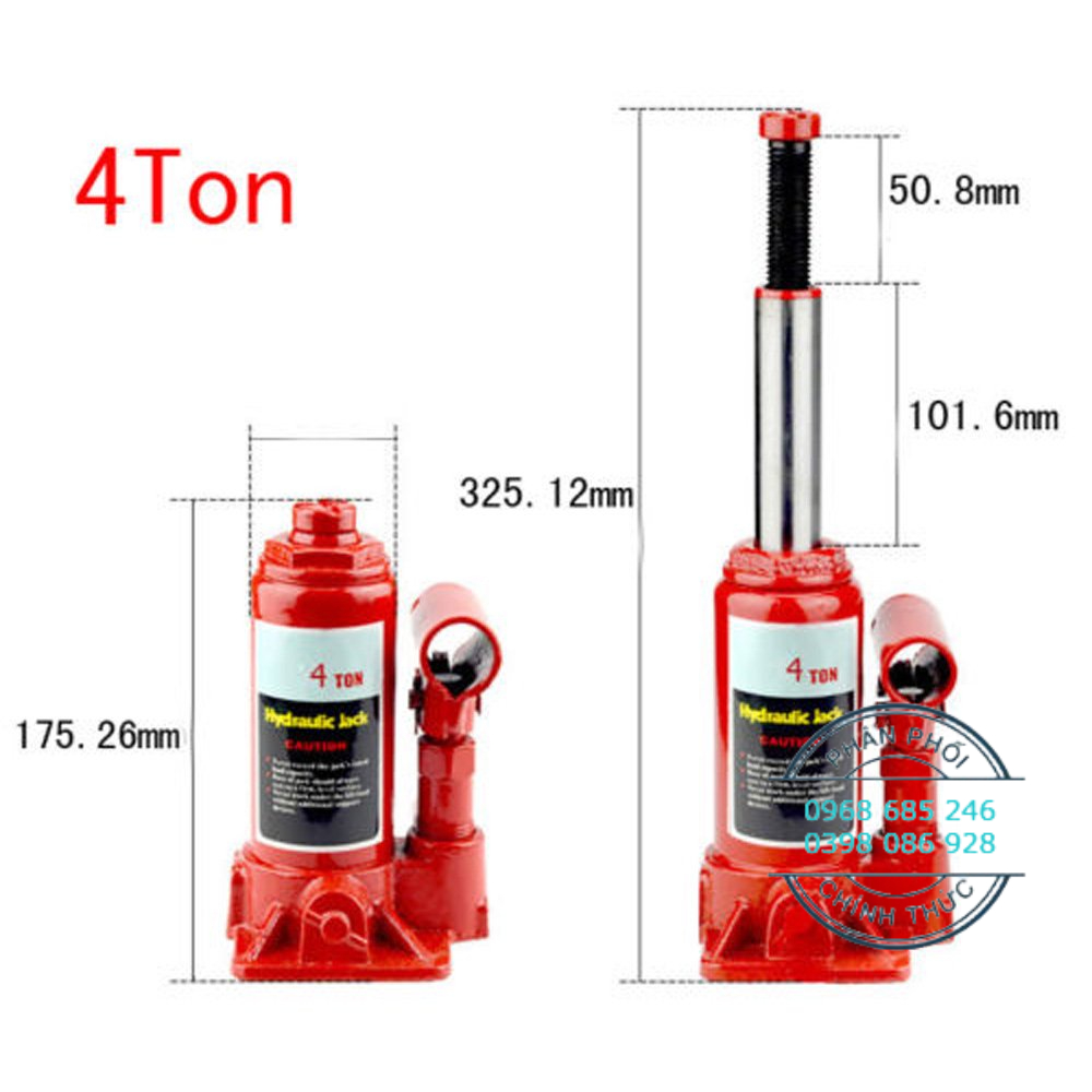 kích thủy lực con đội thủy lực ô tô 4 tấn . .