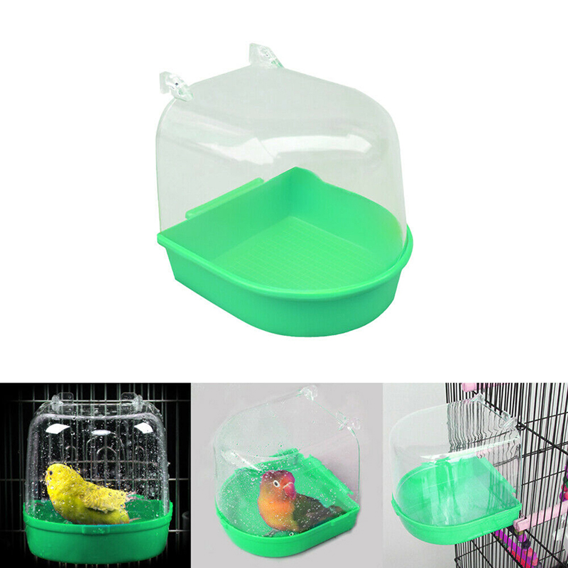 Hộp đựng nước tắm cho chim bằng nhựa kiểu treo Greenwind - INTL