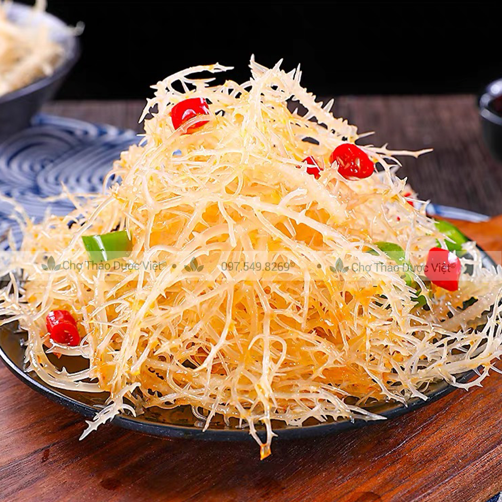 100g Rong Sụn Khô ( Nấu chè sâm bổ lượng, ngon, giòn) - Chợ thảo dược việt